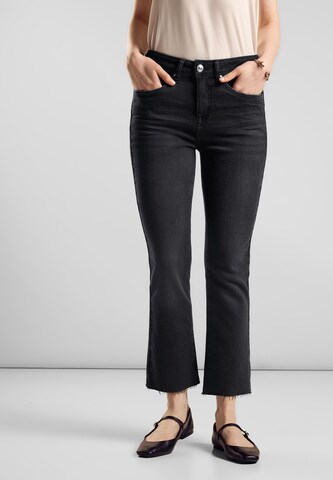 STREET ONE Boot cut Jeans in Black