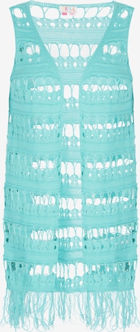 IZIA Kamizelka z dzianiny w kolorze zielony: przód