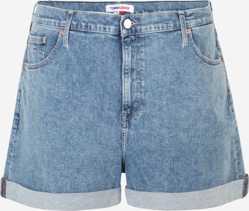 Tommy Jeans Curve Regular Shorts in Blau: predná strana