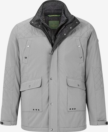 Charles Colby Winterparka ' Sir Atkins ' in Grijs: voorkant