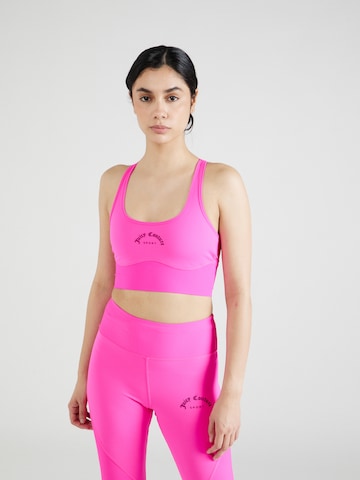 rožinė Juicy Couture Sport Biustjė Sportinė liemenėlė: priekis