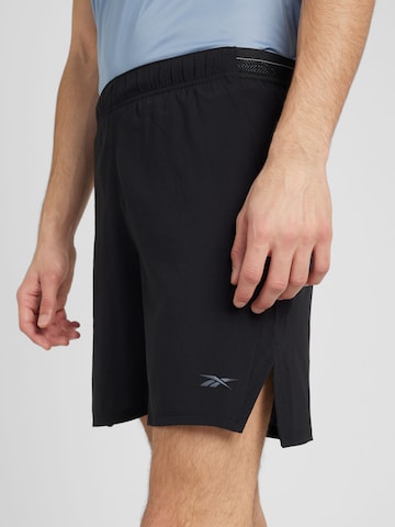 Reebok Normální Sportovní kalhoty 'SPEED 4.0' – černá