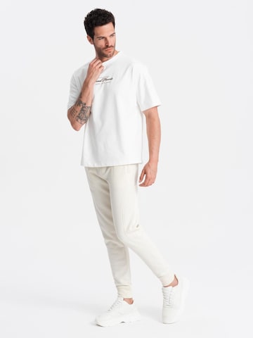 Ombre Regular Sports trousers in Beige