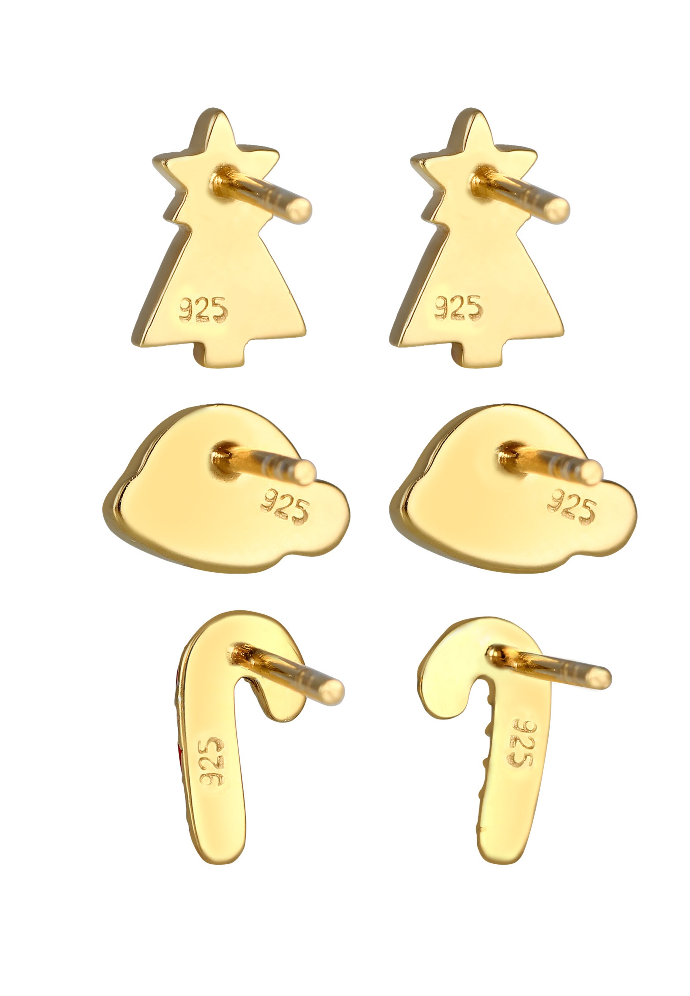 ELLI Øreringe 'Weihnachten' i guld