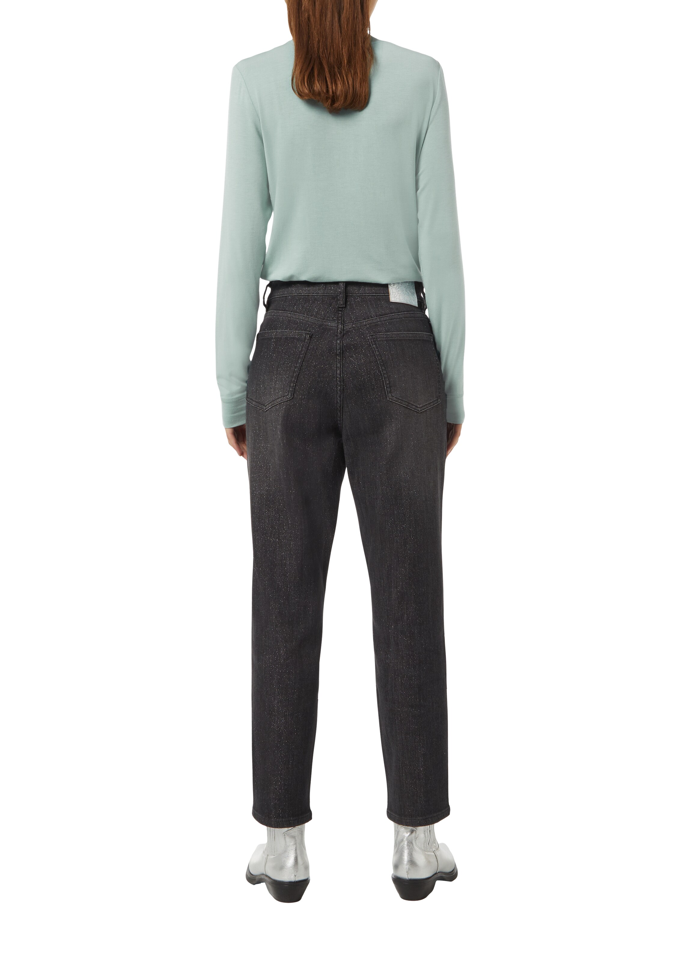 T-shirt comma casual identity en vert : derrière