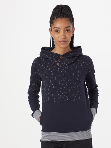 Ragwear Sweatshirt 'LUCCIE' in Blau: Vorderseite