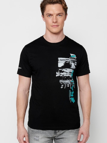 KOROSHI T-shirt i svart: framsida