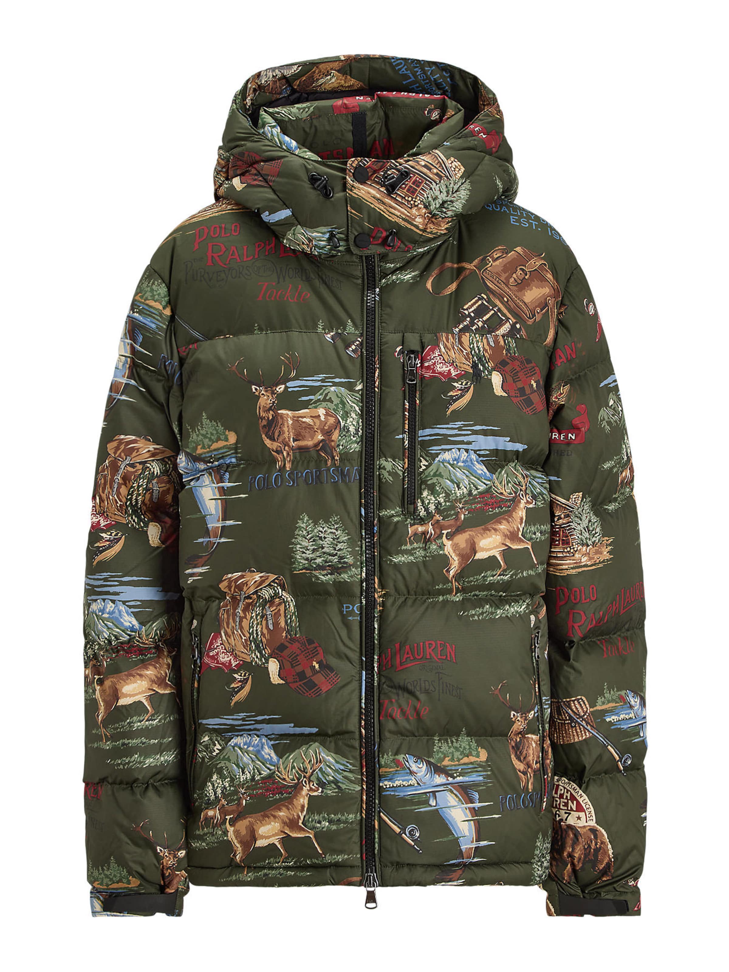 žalia Polo Ralph Lauren Demisezoninė striukė: priekis