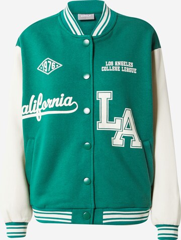 ONLY Between-Season Jacket 'LOUISE' in Green: front