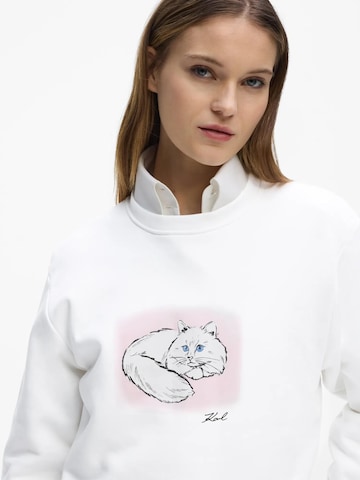 Karl Lagerfeld Свитшот в Белый