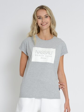 NASSAU Beach Club Shirt '231057' in Grijs: voorkant