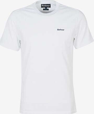 T-Shirt 'Langdon' Barbour en blanc : devant