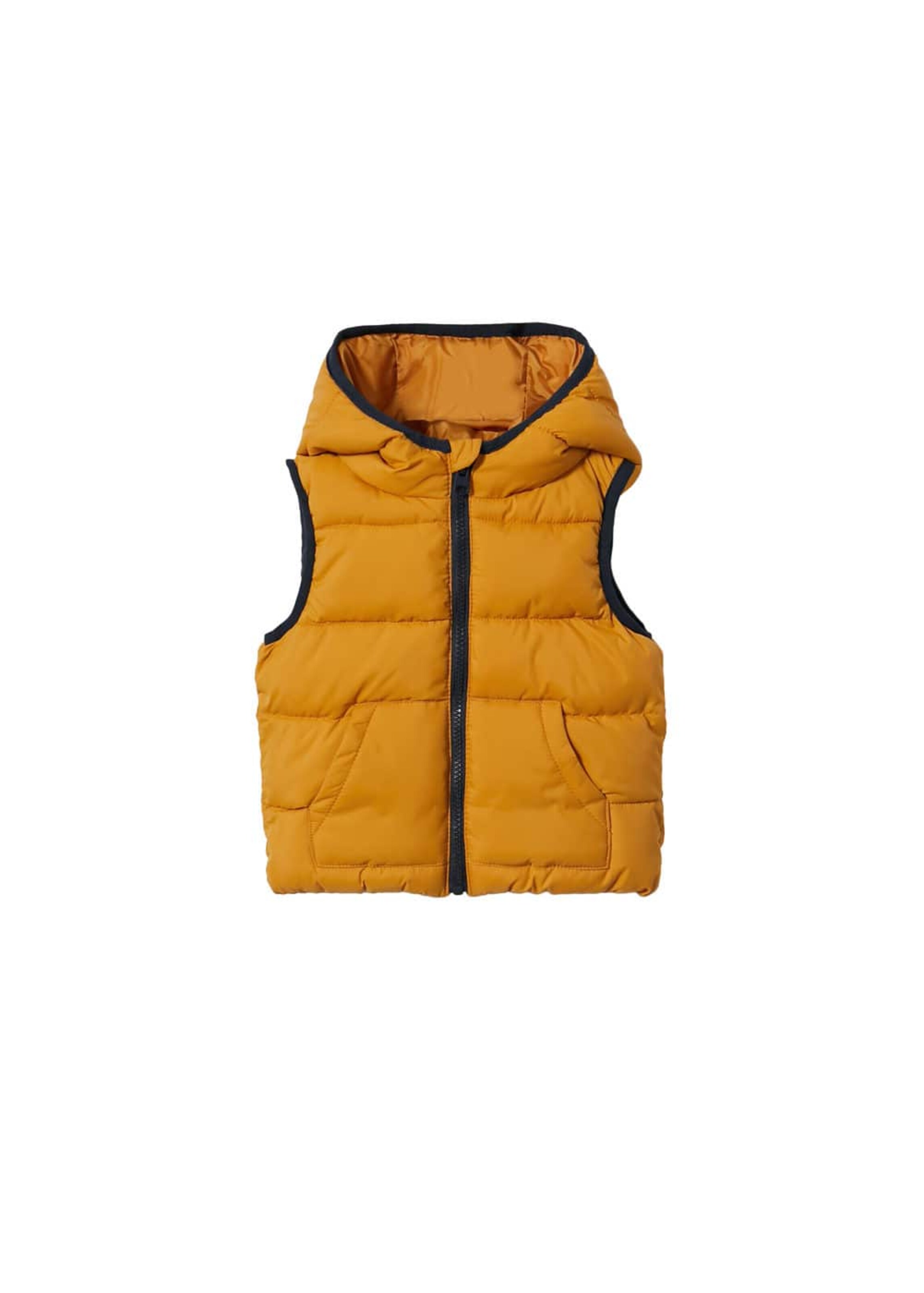 Kinder Kids (Gr. 92-140) MANGO KIDS Weste 'Aldov3' in Senf - CP61633 Kinder Kids (Gr. 92-140) MANGO KIDS Weste 'Aldov3' in Senf - CP61633