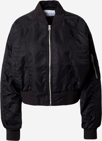 Calvin Klein Jeans Between-Season Jacket in Black: front