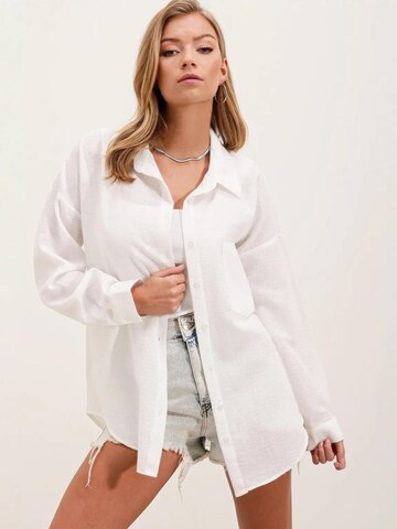 Camicia da donna di Bigdart in bianco