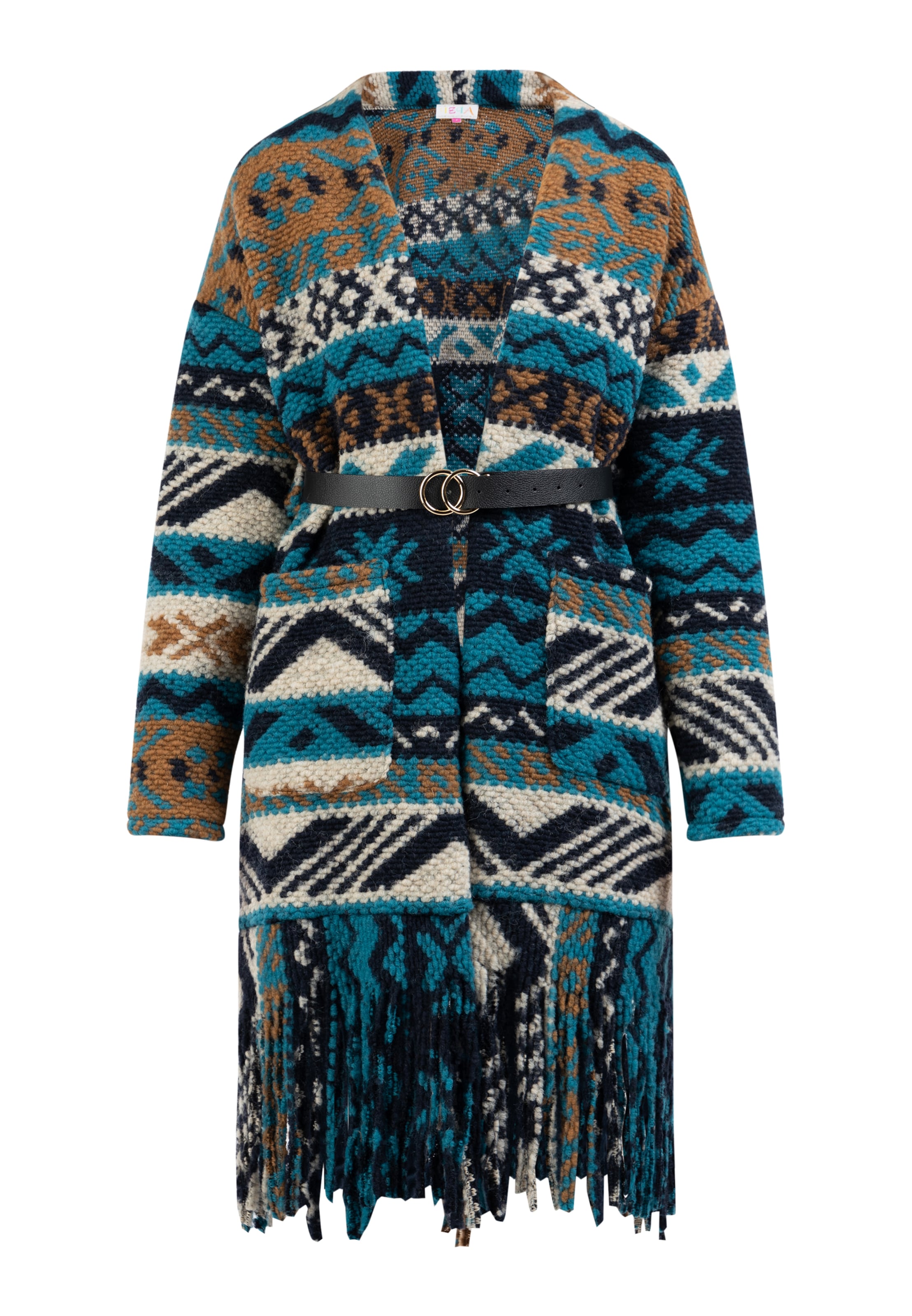 IZIA Strickjacke in Blau: Vorderseite