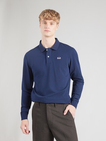 La Martina Μπλουζάκι σε μπλε: μπροστά