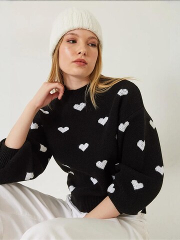 Pull-over Bianco Lucci en noir