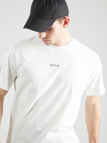T-Shirt REPLAY en blanc