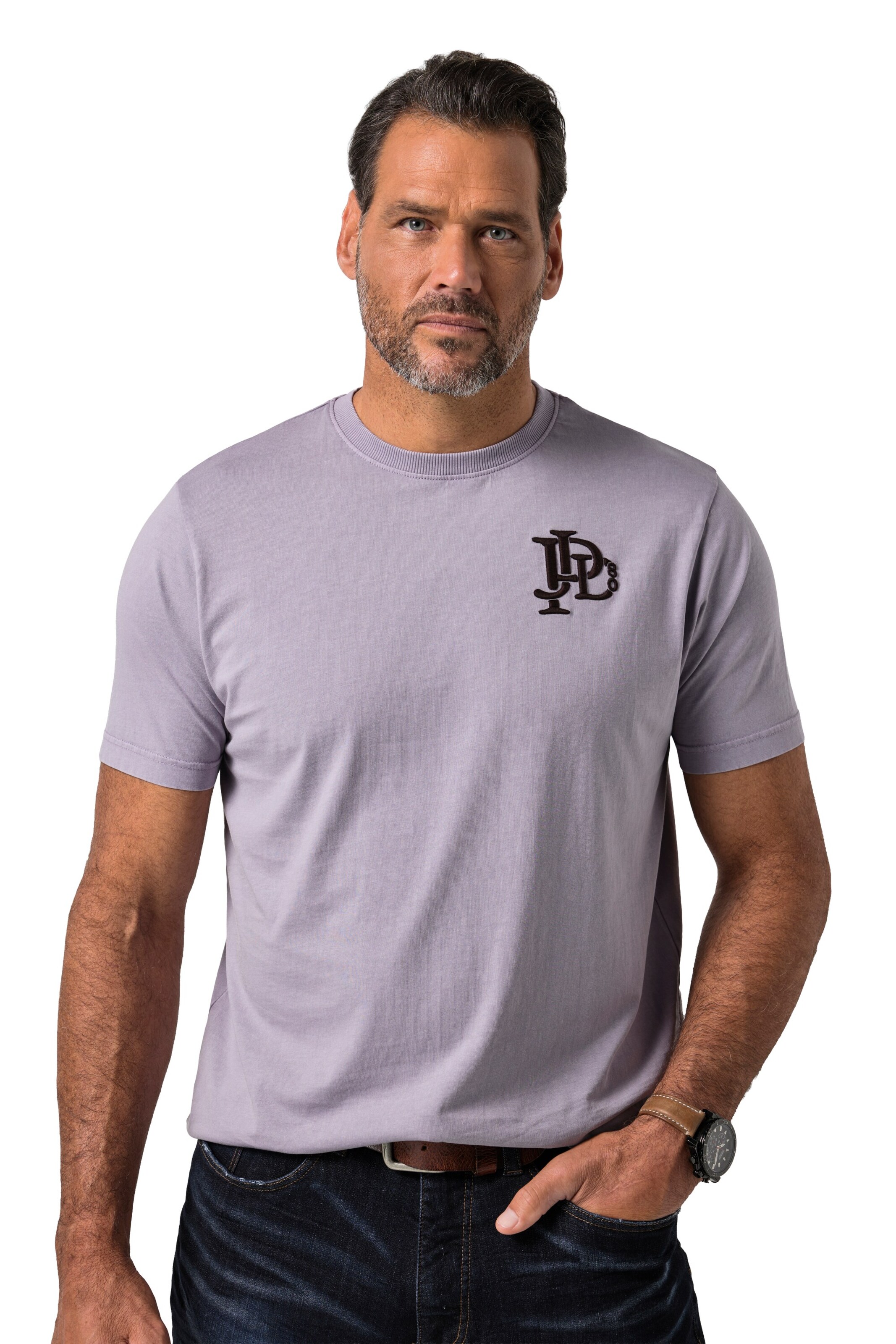 JP1880 T-Shirt in Lila: Vorderseite