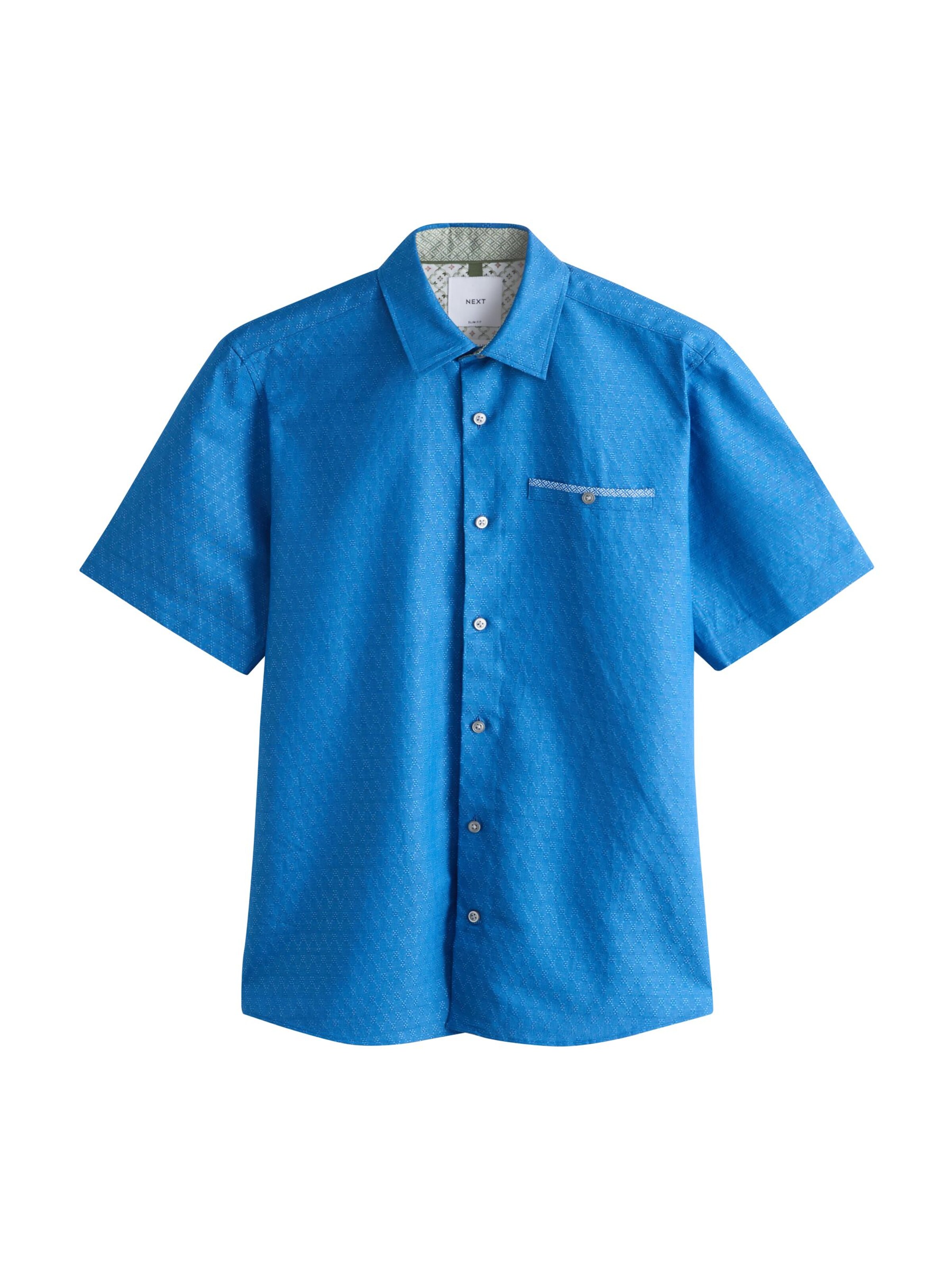 Next Hemd in Blau: Vorderseite