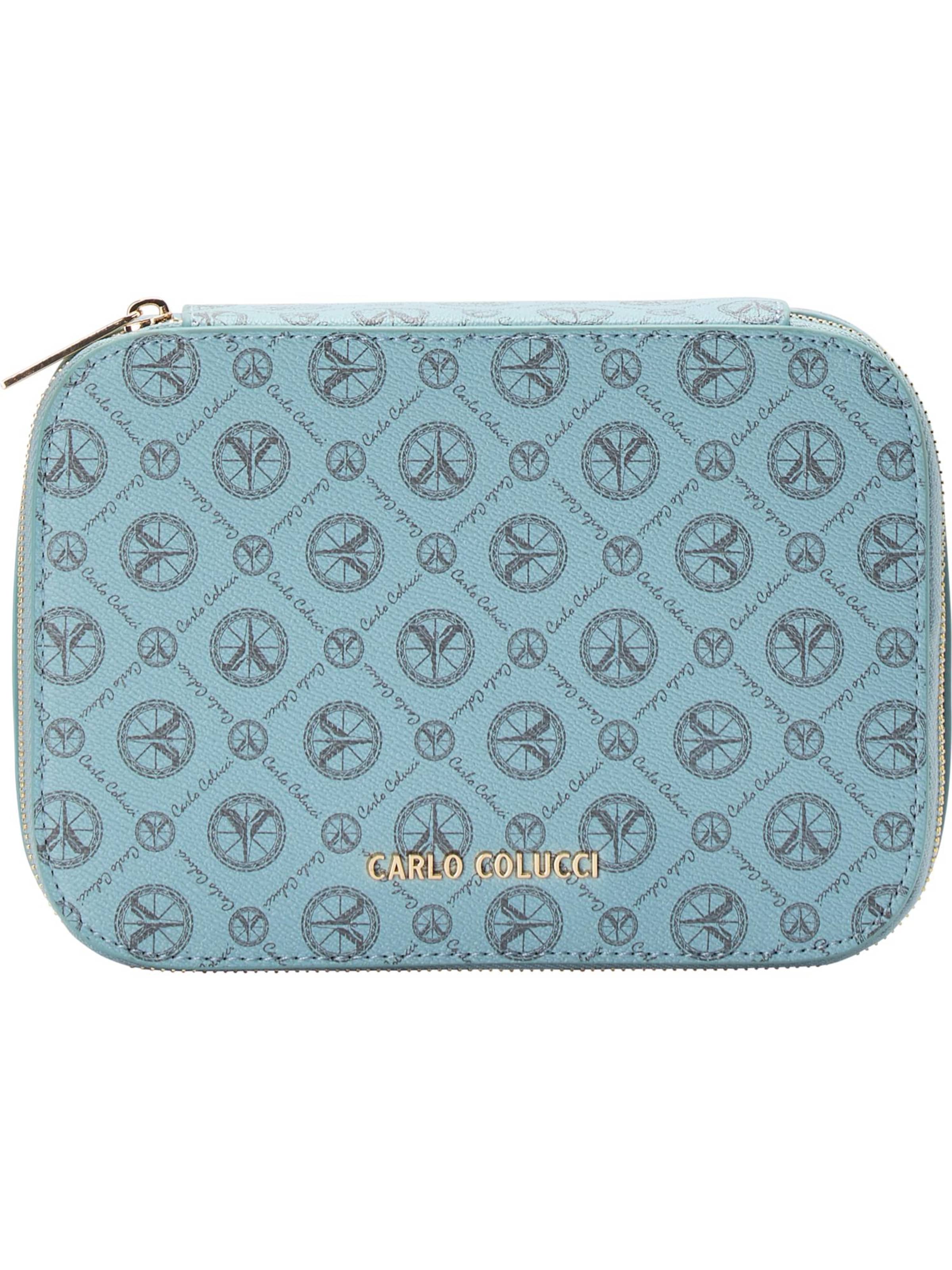 Trousses de toilette 'Cracogna' Carlo Colucci en bleu : devant