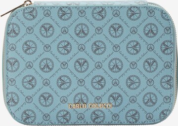 Carlo Colucci Toiletry Bag 'Cracogna' in Blue: front