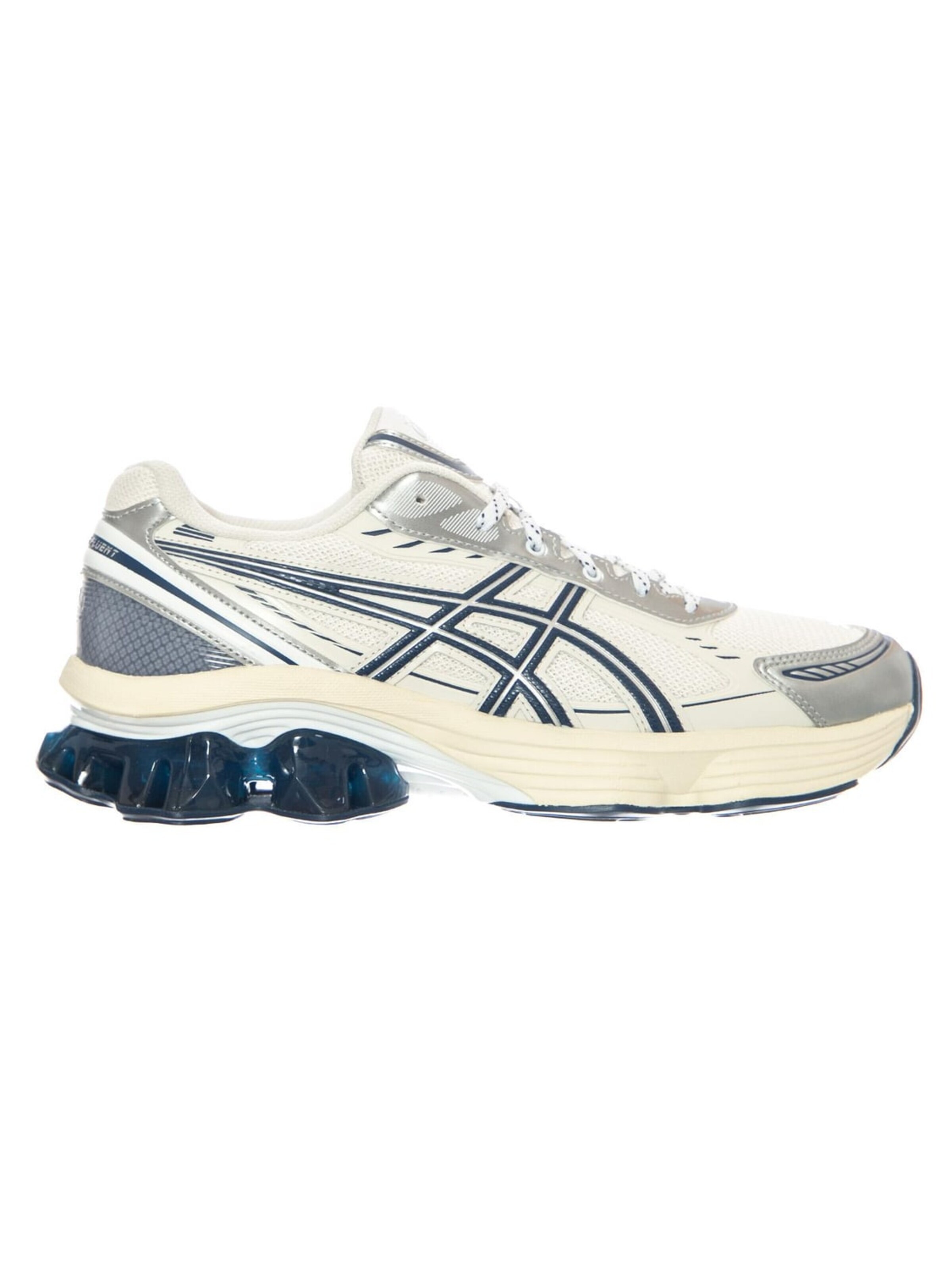 Chaussure de sport à lacets 'Gel-Kinetic Fluent' ASICS en blanc