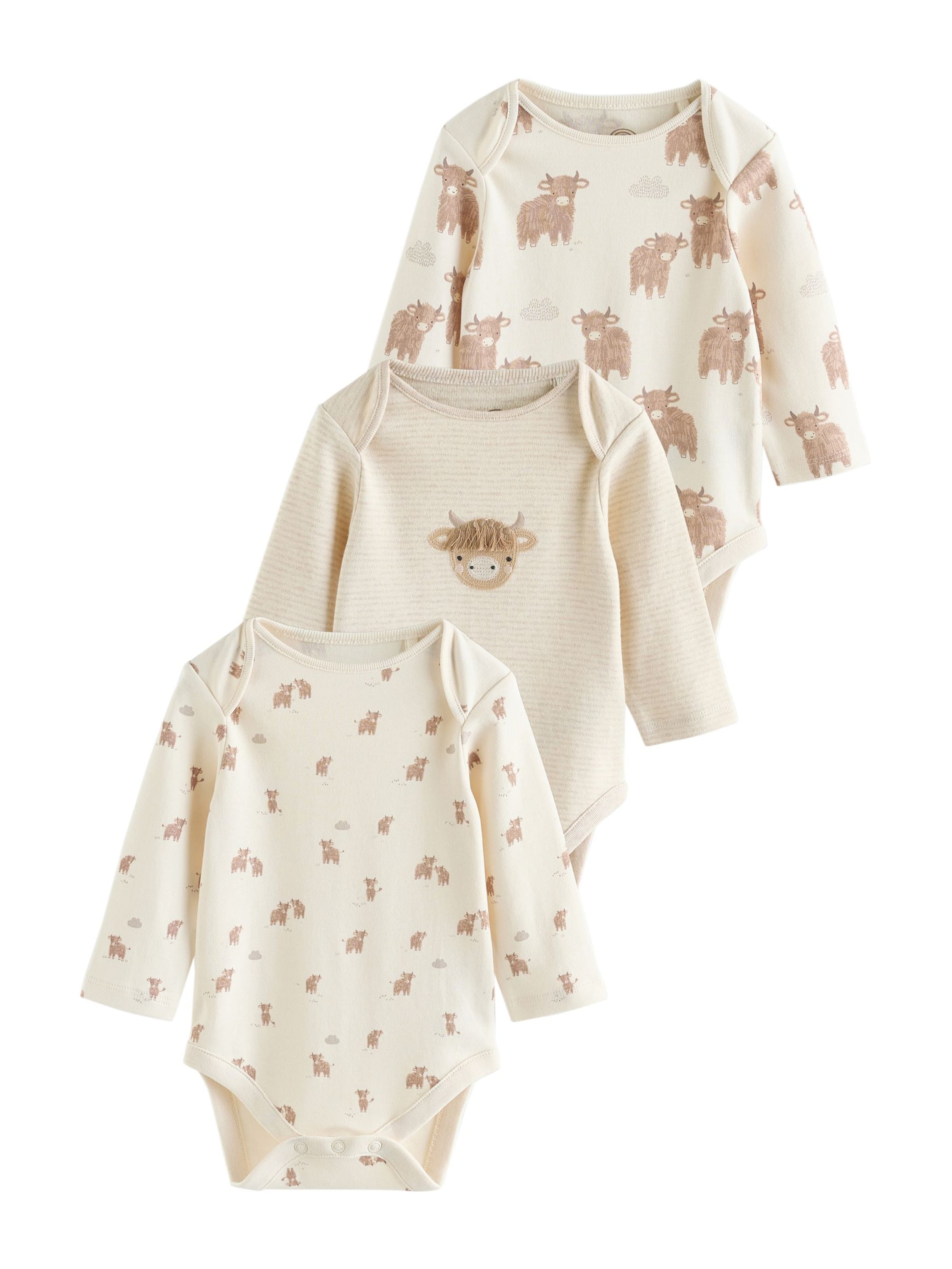 Next Ползунки/боди в Бежевый: спереди