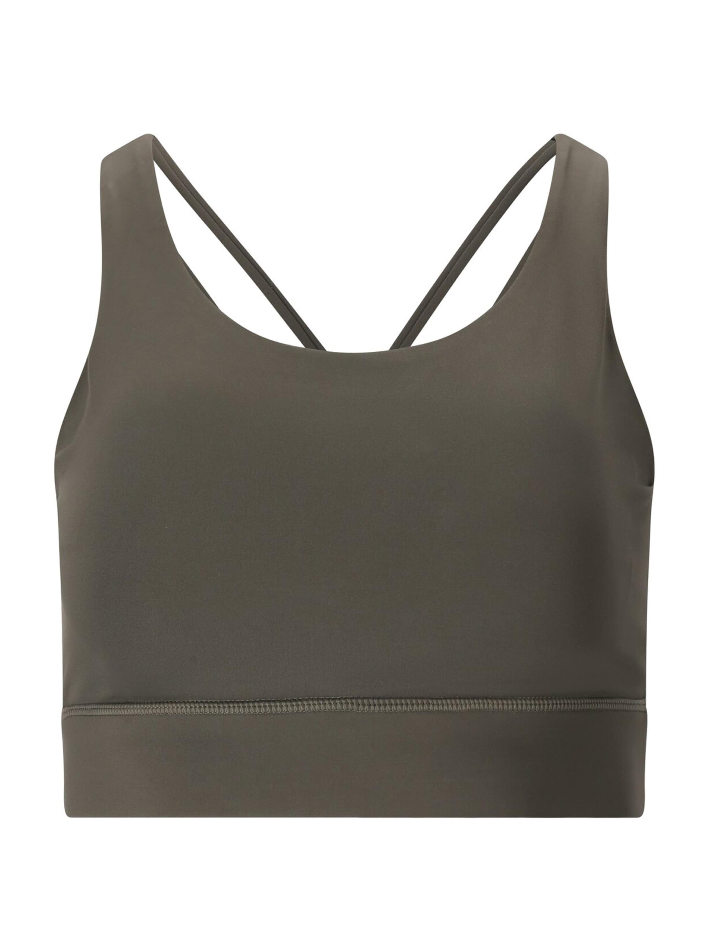 AthleciaBustier Sportski grudnjak 'Lavigne' - siva boja: prednji dio