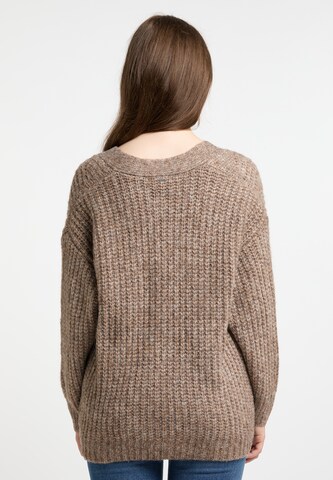 Cardigan 'Imane' DreiMaster Vintage en marron