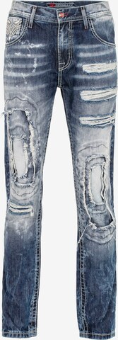 CIPO & BAXX Regular Jeans in Blauw: voorkant