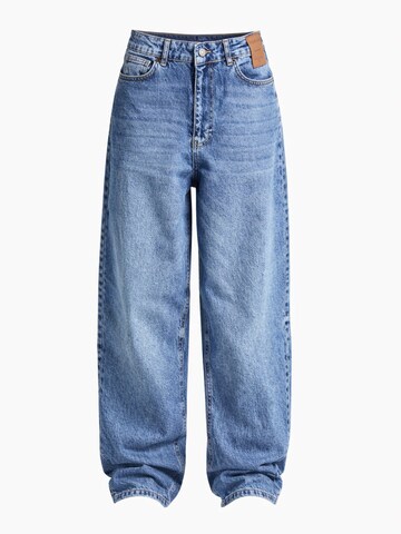 IT'S BASIC Loosefit Jeans 'Skater Mid Rise Jeans' in Blauw: voorkant