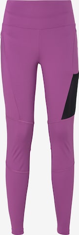 VAUDE Skinny Outdoor trousers 'Scopi II' in Purple: front