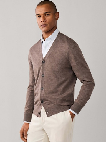 Hackett London Strickjacke 'ESS' in Beige