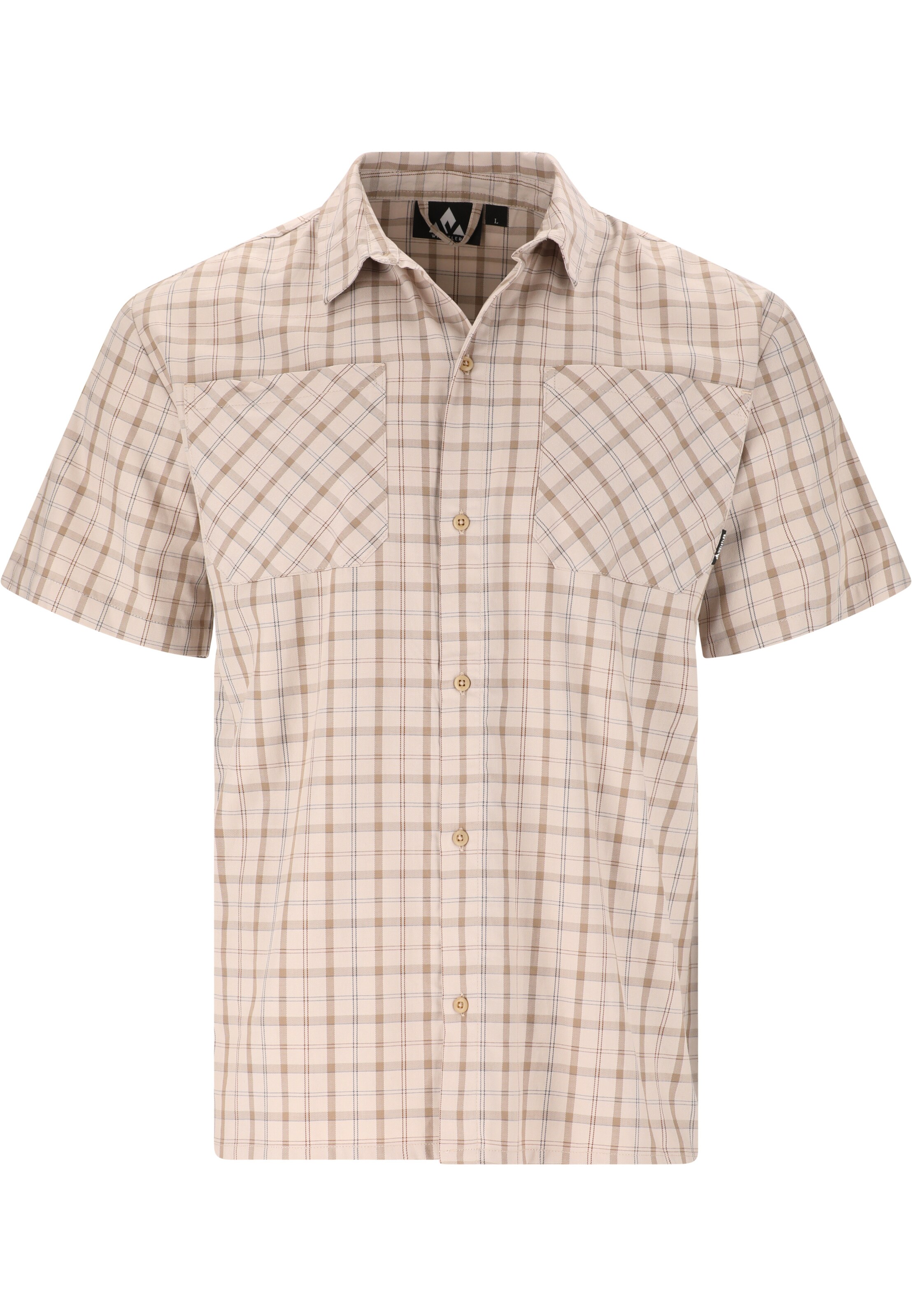 Whistler Regular fit Functioneel overhemd 'Leslies' in Bruin: voorkant