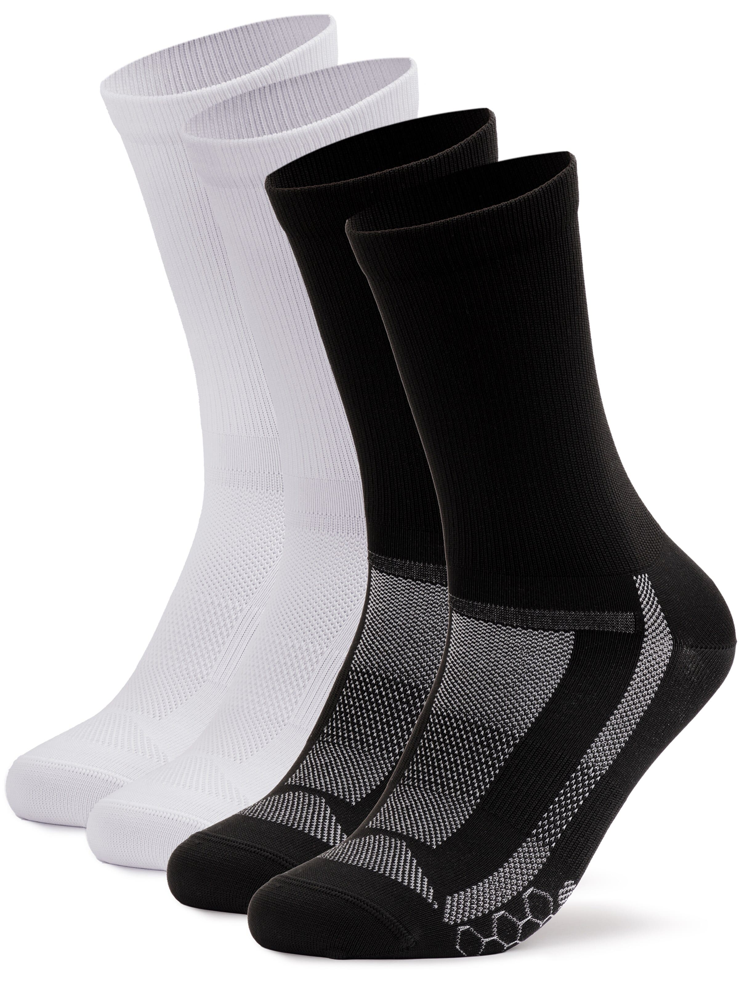 Occulto Athletic Socks 'Rennrad' in Black: front