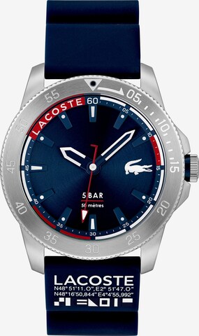 LACOSTE - Reloj analógico en azul: frente