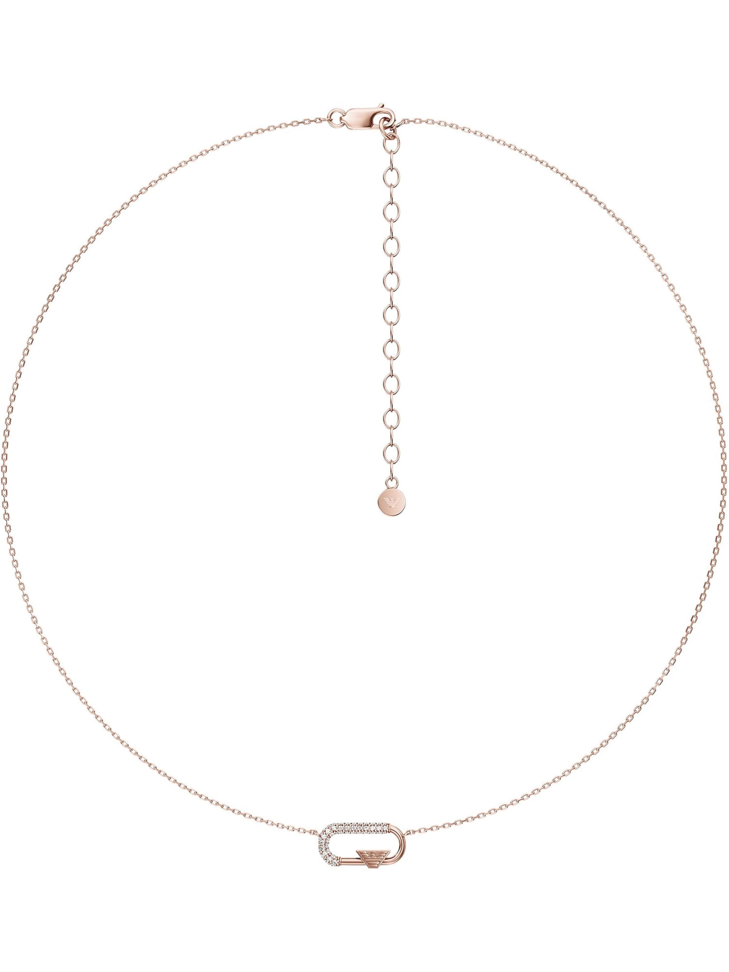 Emporio Armani Kette in Pink: Vorderseite