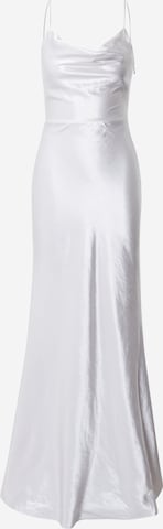 True Decadence Evening Dress in Silver: front