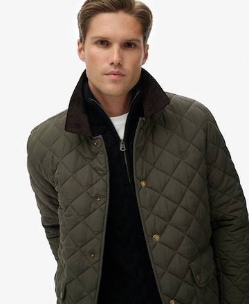Veste mi-saison Superdry en vert