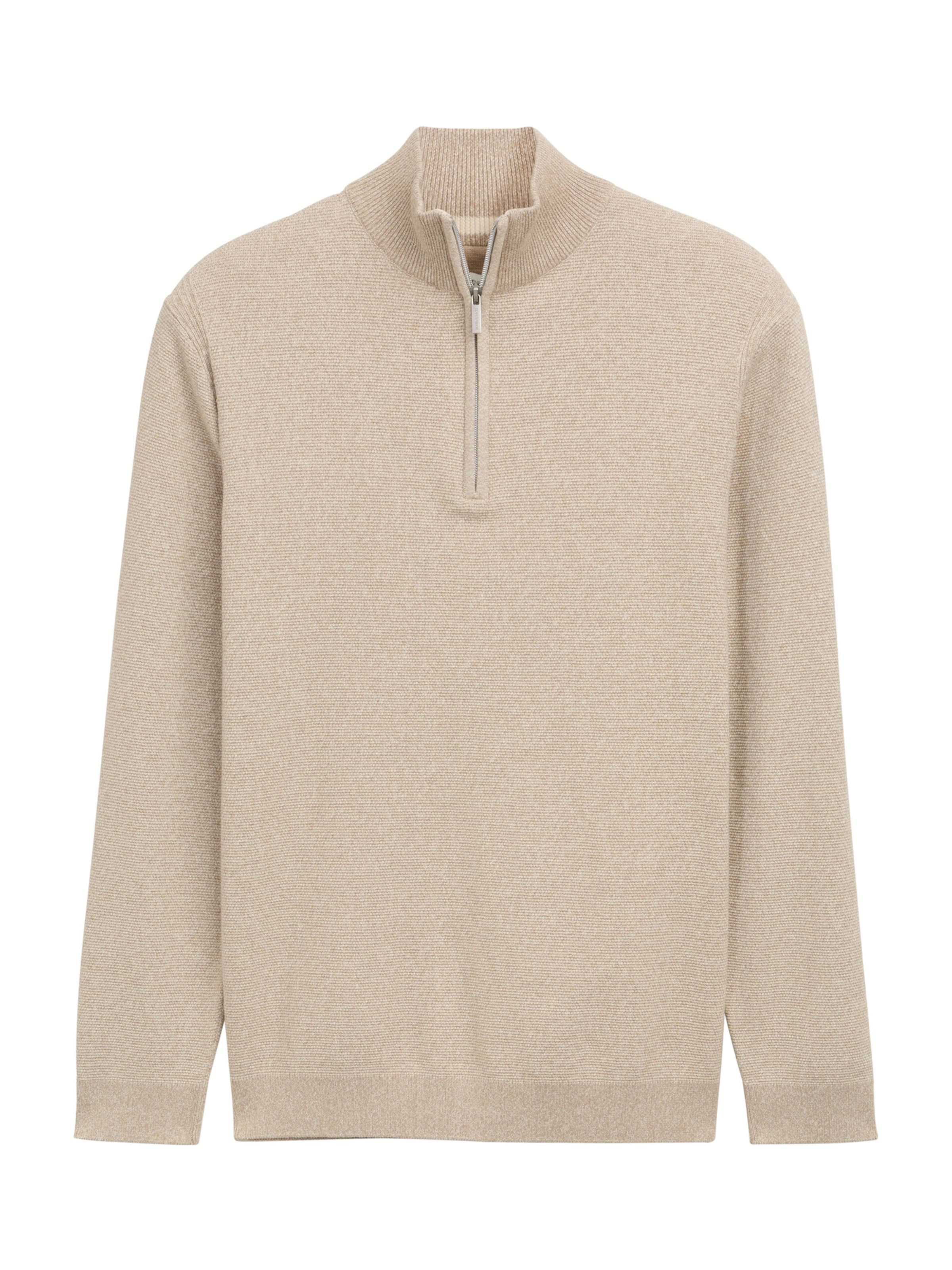 TOM TAILOR Sweater in Beige: front