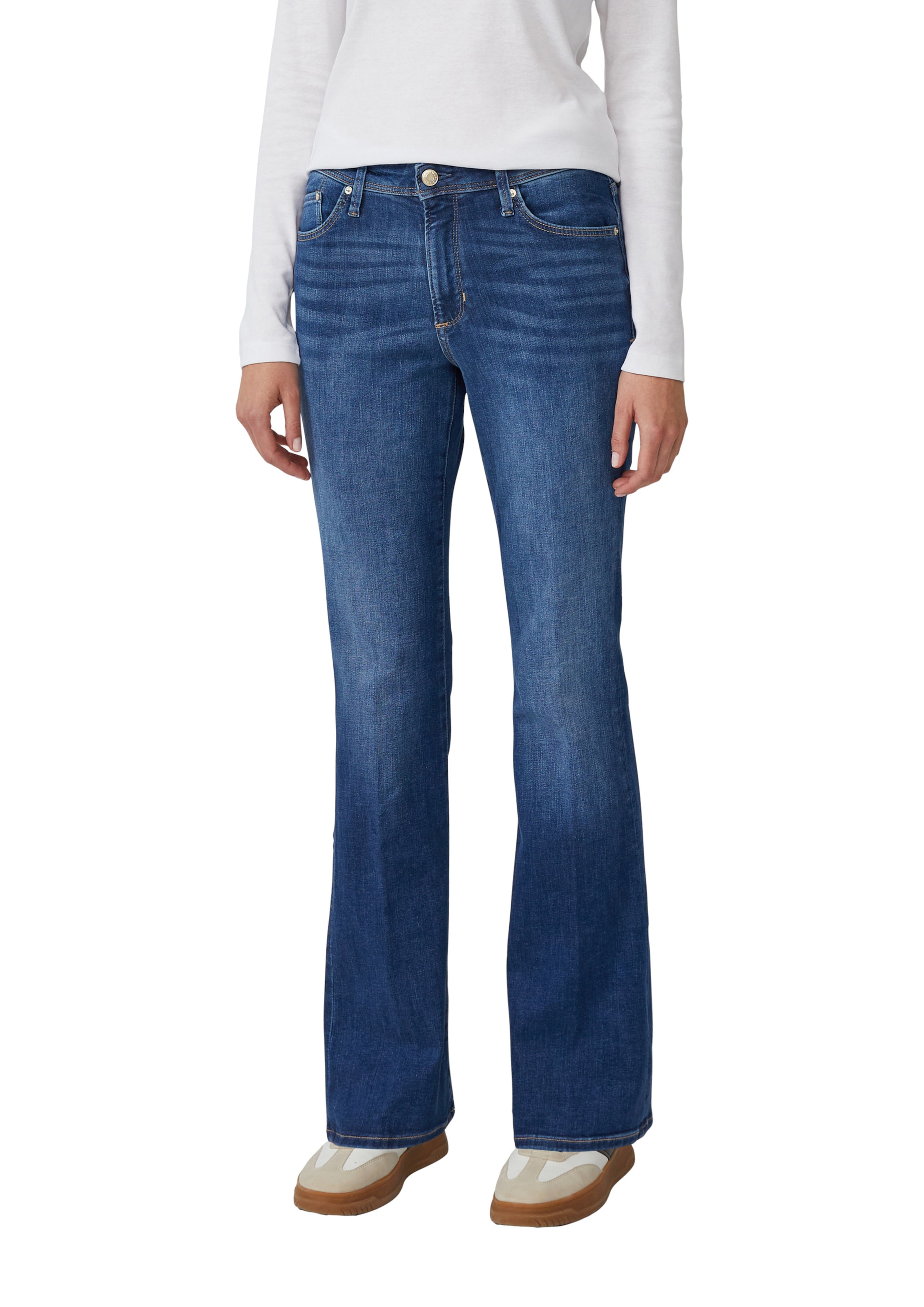 s.Oliver Bootcut Jeans 'Beverly' i blå