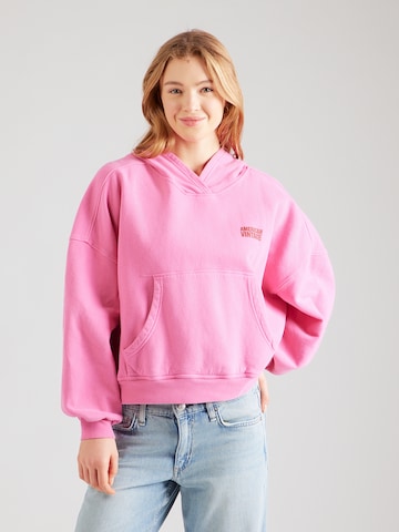 AMERICAN VINTAGE Sweatshirt 'PLIZZY' in Roze: voorkant