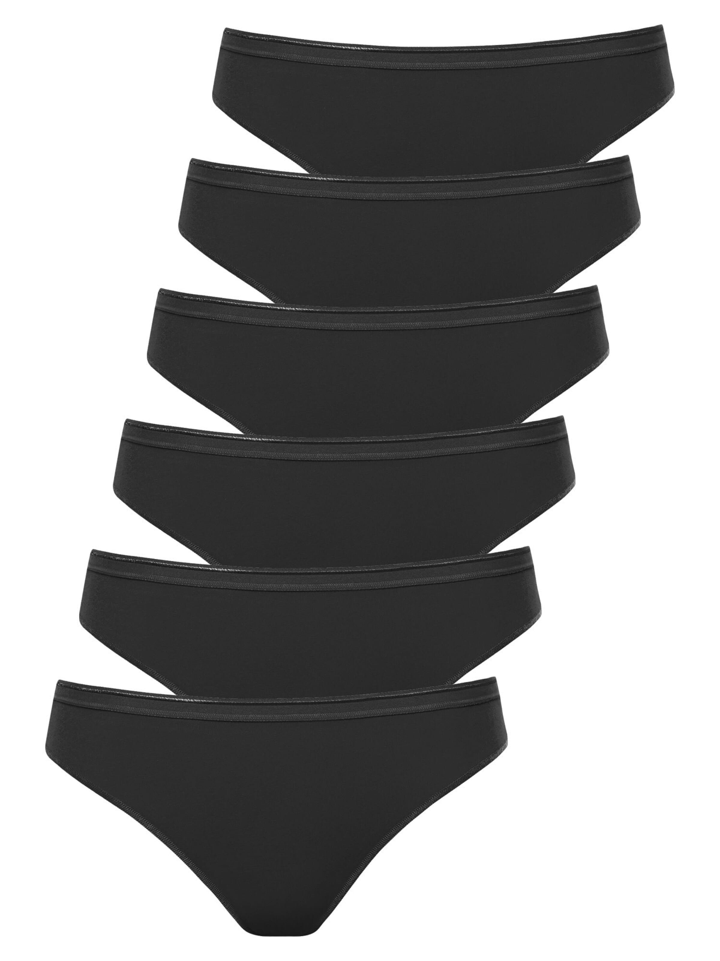 Lisca Panty 'Happyday' in Black: front