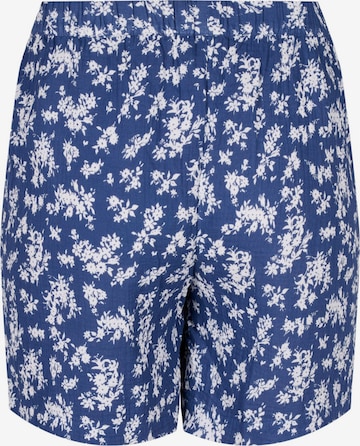 Zizzi Normalny krój Spodnie 'Cecilie' w kolorze niebieski