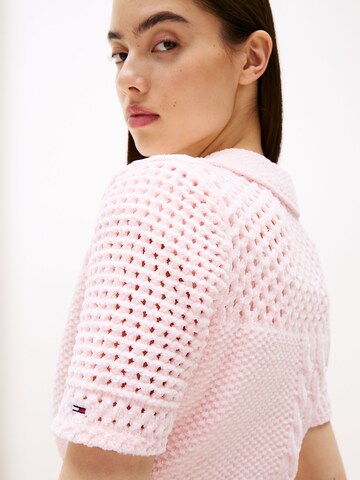 Tommy Jeans Gebreid vest in Roze