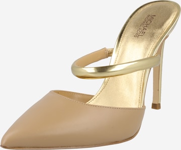 MICHAEL Michael Kors - Zapatos abiertos 'JESSA' en beige: frente
