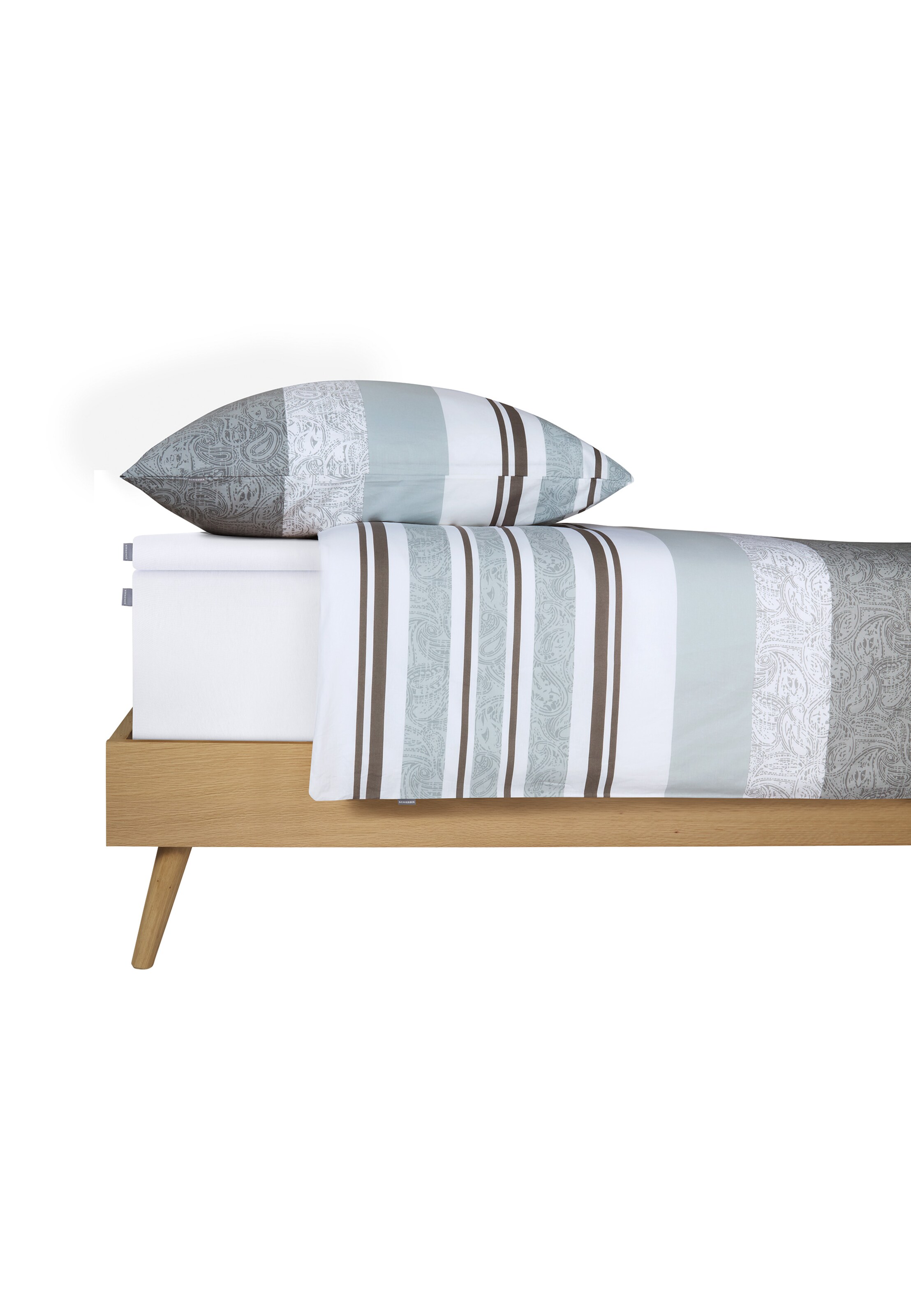 SCHIESSER Lakens 'Flexi' in Wit