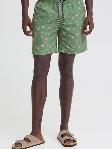 BLEND Swim Trunks ' BHRingwar ' in Green: front